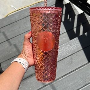 Starbucks rose gold tumbler